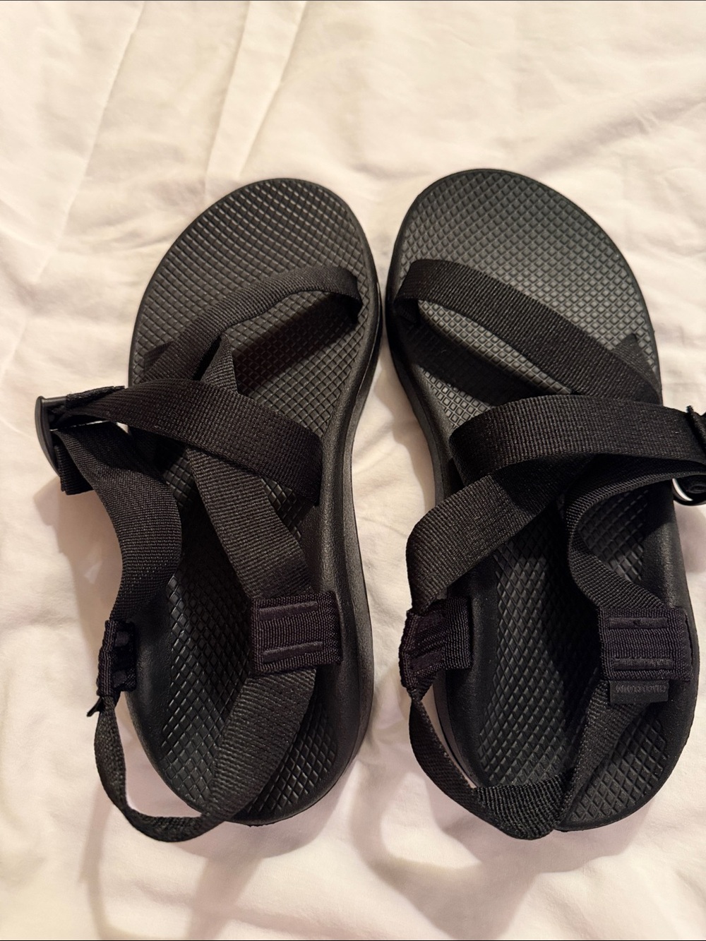 Chaco Black Treaded Outdoor Sandal Sole - Picture 4 of 7